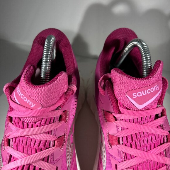 Saucony Endorphin Speed 4 Womens Size 10 Running Shoes Sneakers Pink Gym Walking - Picture 3 of 12